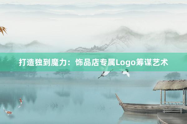 打造独到魔力：饰品店专属Logo筹谋艺术